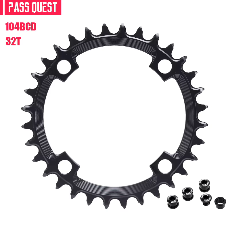 PASS QUEST-roue à chaîne ronde pour vélo 12S, 12 vitesses, 104 BCD, M780, M610 670