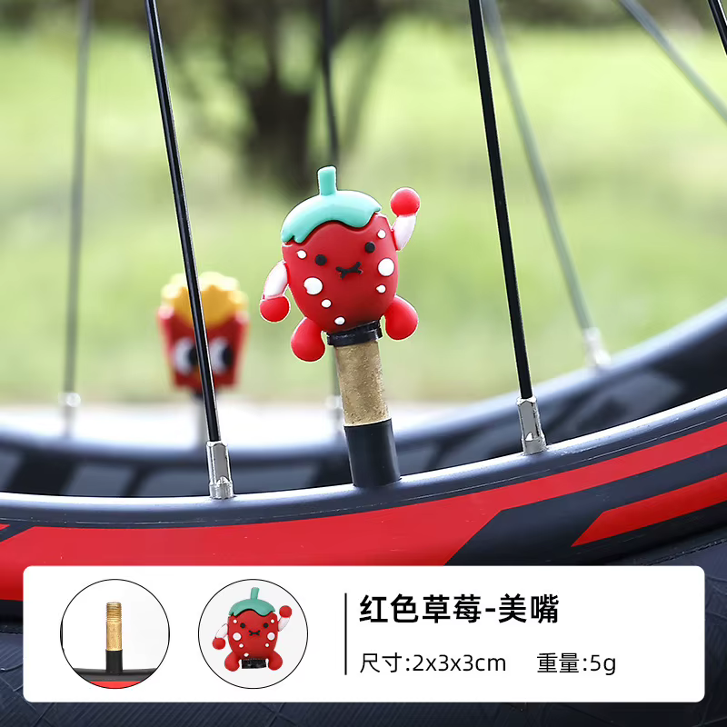 Capuchons de valve de vélo créatifs et étanches en forme de dessin animé pour vélo de route, accesso