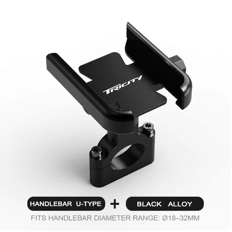Support de téléphone portable pour moto en alliage, Support de Navigation pour miroir pour Tricity 1