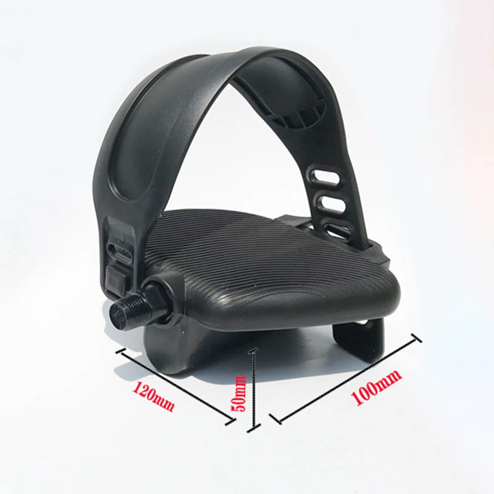 Sangles de pédale réglables pour vélo d'exercice générique, qualité supérieure, 1 paire
