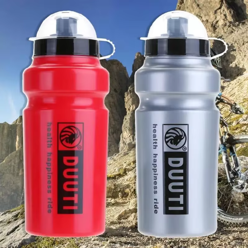 Bouteille d'eau portable pour vélo, bouilloire pour vélo, sports de plein air, carafe à clics, tasse