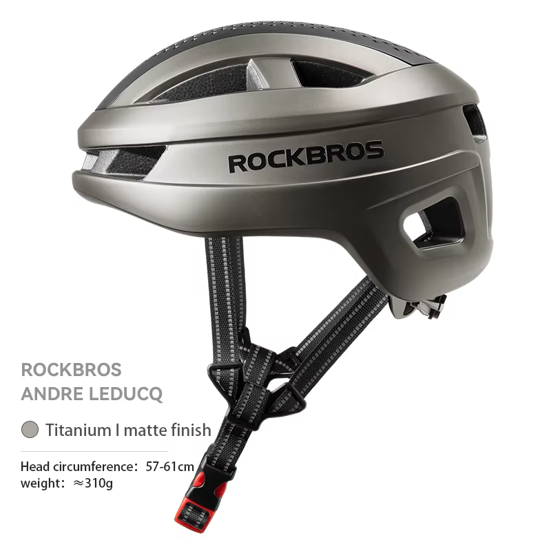 ROCKBROS casque de cyclisme léger couverture magnétique respirant casque de vélo intégralement moulé