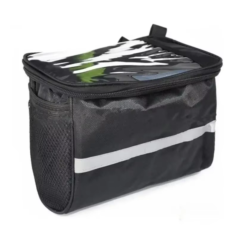 Sac avant de vélo, sac de rangement pour équipement de cyclisme de grande capacité, sac de rangement