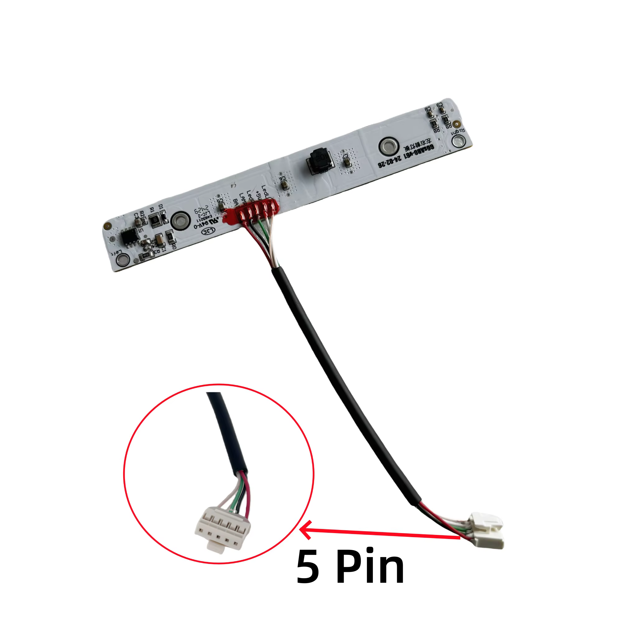 Phare d'origine à 5 broches pour Scooter électrique Kugoo Kukirin G4, lampe de guidon Kugookirin, pi