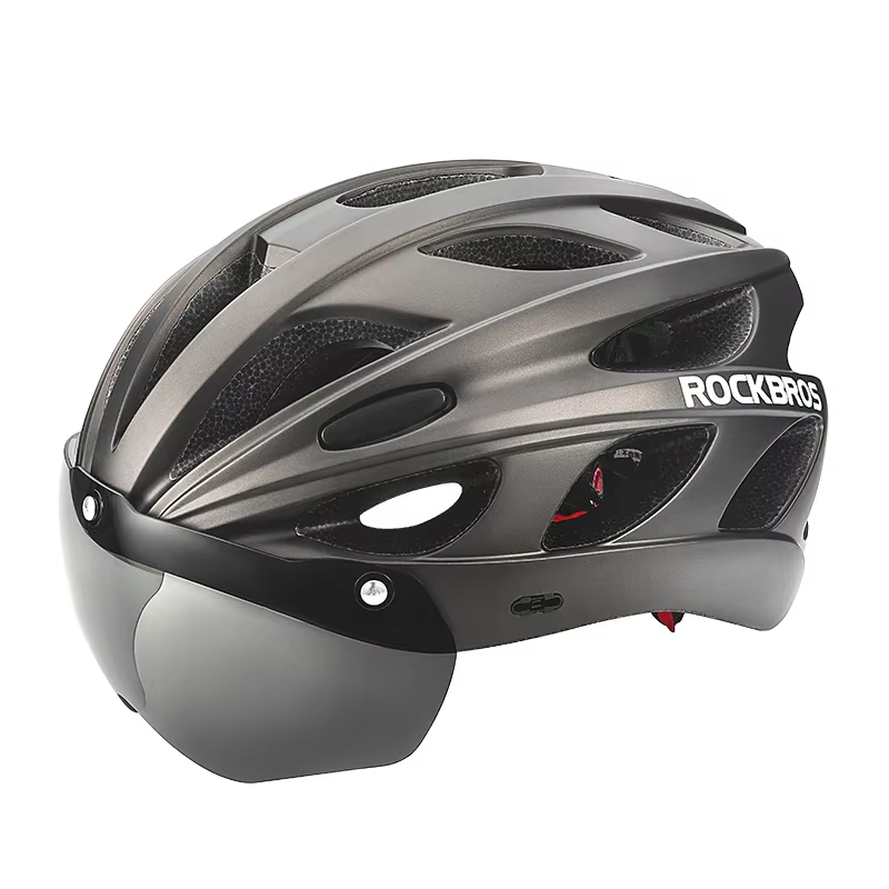 ROCKBROS casque de cyclisme léger casque intégré Protection de la tête casque de sécurité avec lunet