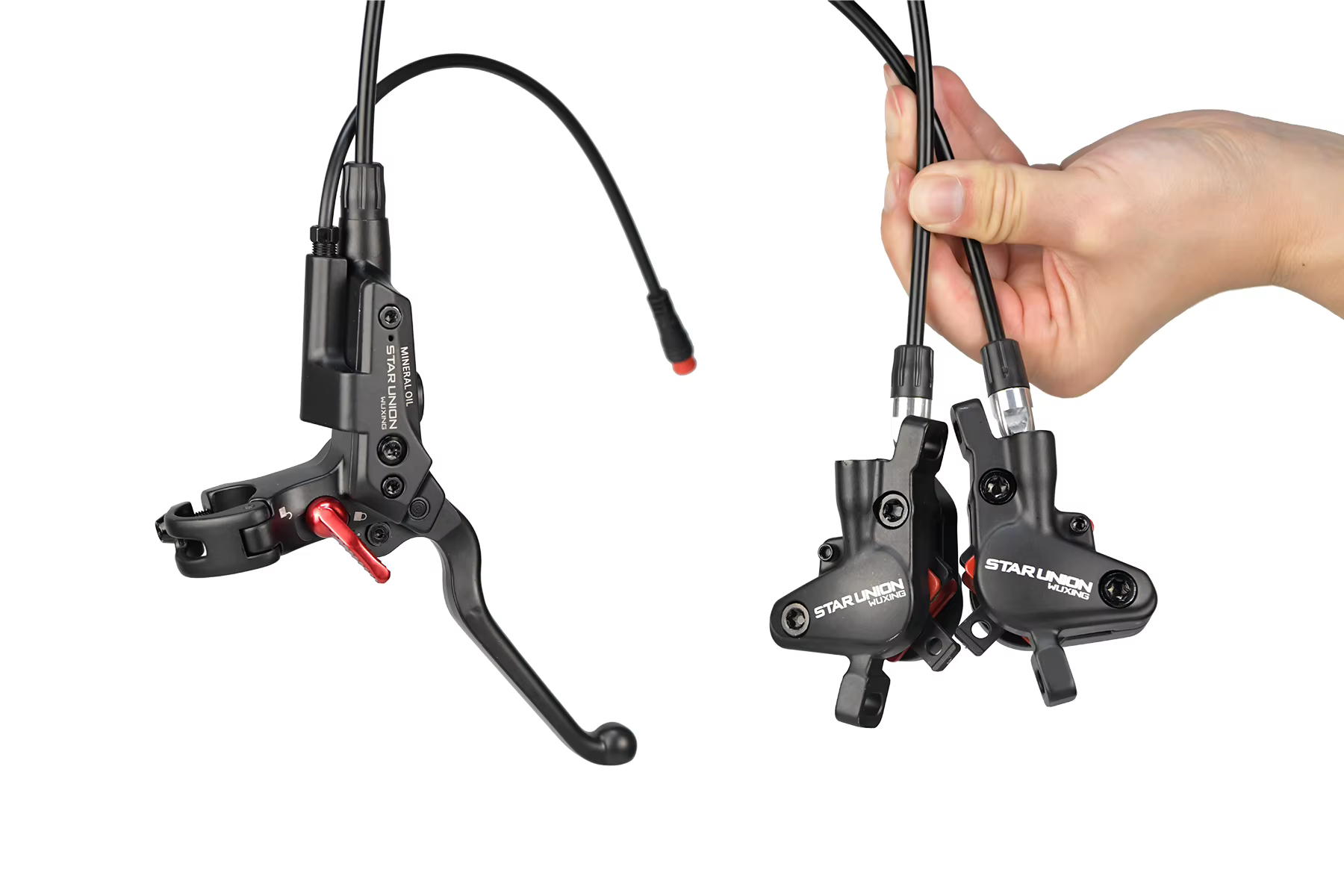 Accessoire de vélo Tricycle Frein à disque hydraulique à trois voies