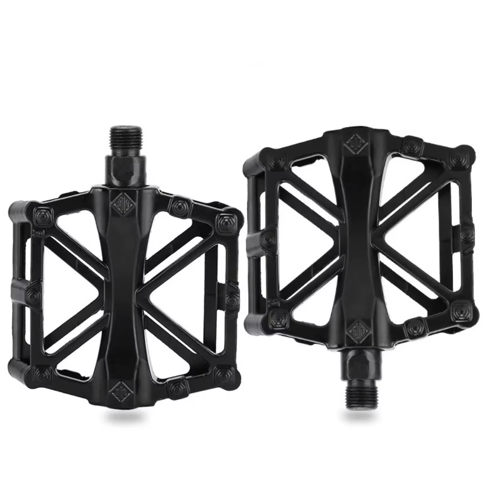 1 paire de pédales de vélo à double roulement en alliage d'aluminium, pédales de vélo de montagne ul