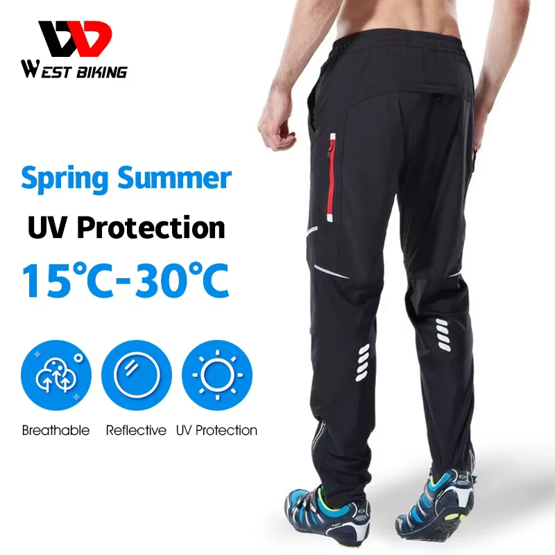 WEST BIKING – pantalon de cyclisme coupe-vent, séchage rapide, pantalon de vélo d'équitation, de pêc