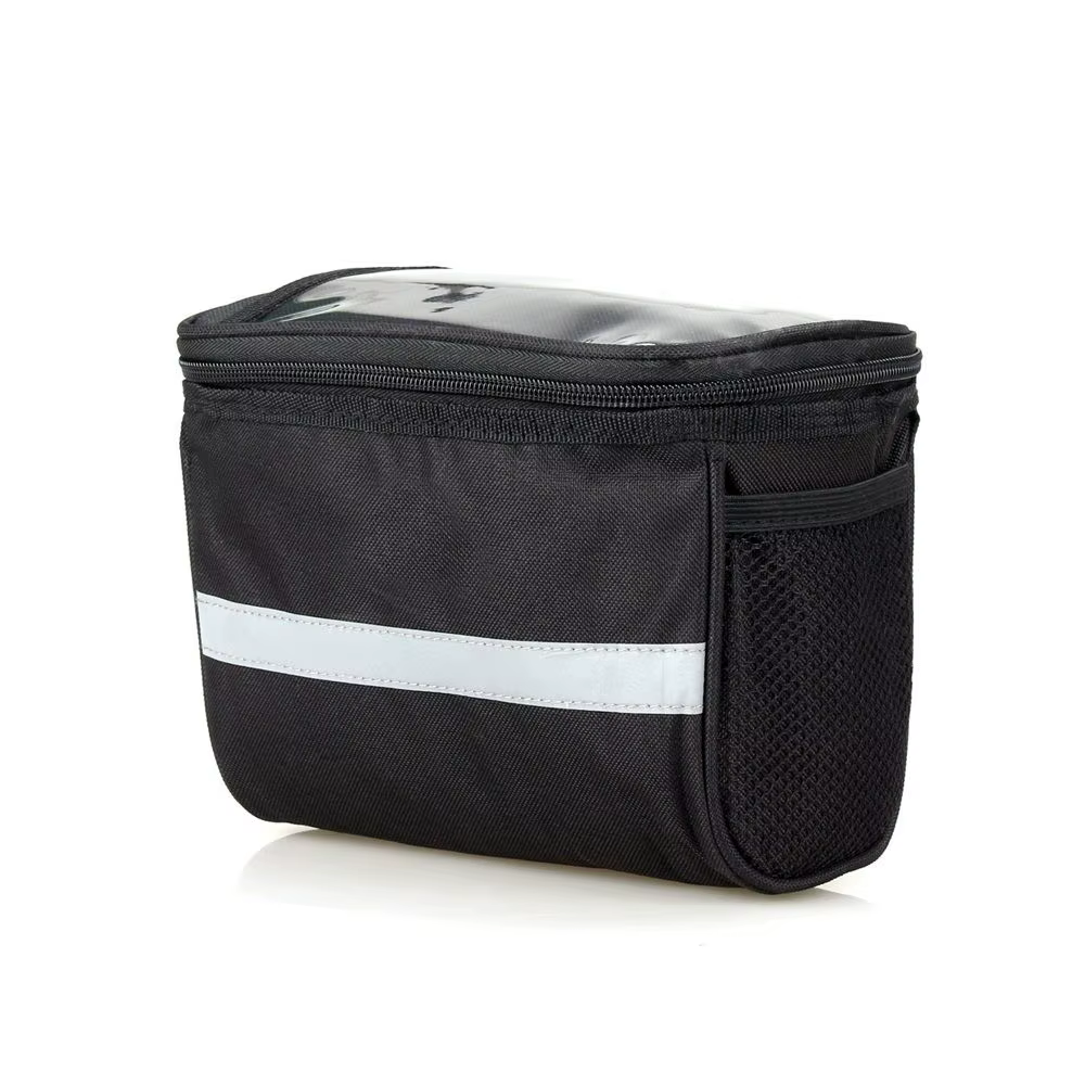 Sac de guidon avant de vélo, pochette tactile pour téléphone, sacoche de tube avant de vélo avec san