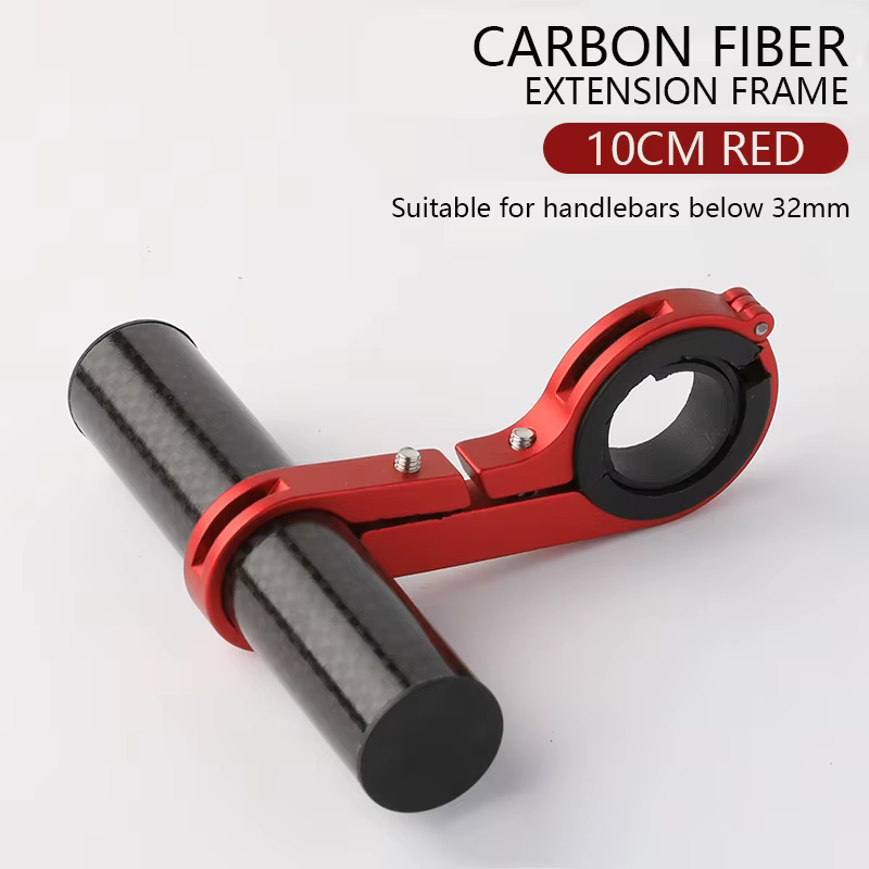 Extension de guidon de vélo multifonctionnelle en Fiber de carbone, pince en alliage d'aluminium, ac