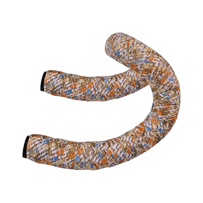Ruban de guidon de vélo de route en EVA/PU, antidérapant et amortissant, avec embouts de guidon
