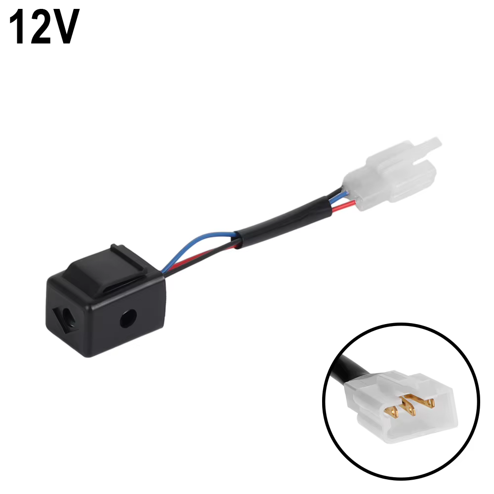 E-bike 12V 48V 60V LED relais clignotant clignotant clignotant à trois fils LED lumières relais pour