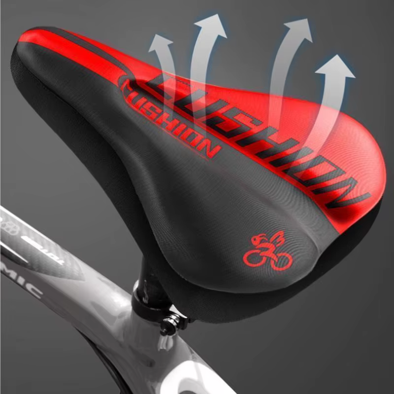 Nouveau siège de route épaissi housse de coussin de vélo vélo de montagne coussin en Silicone épaiss