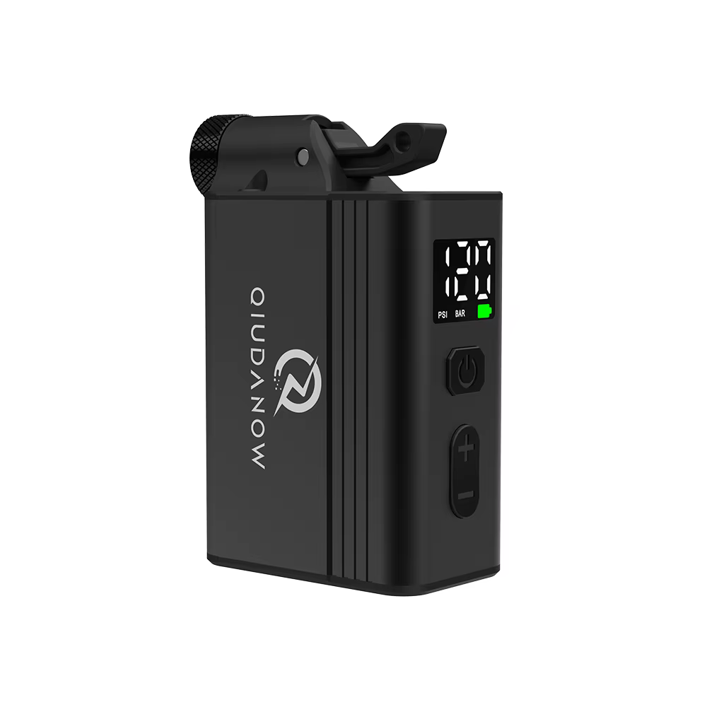 Pompe à air électrique portable pour pneus de vélo avec écran numérique, gonfleur de pneus de poche 