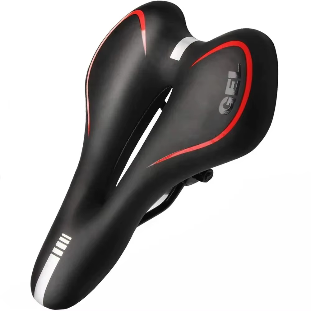 Selle de vélo en gel pour VTT, vélo de route, selle confortable et douce pour le cyclisme, coussin d