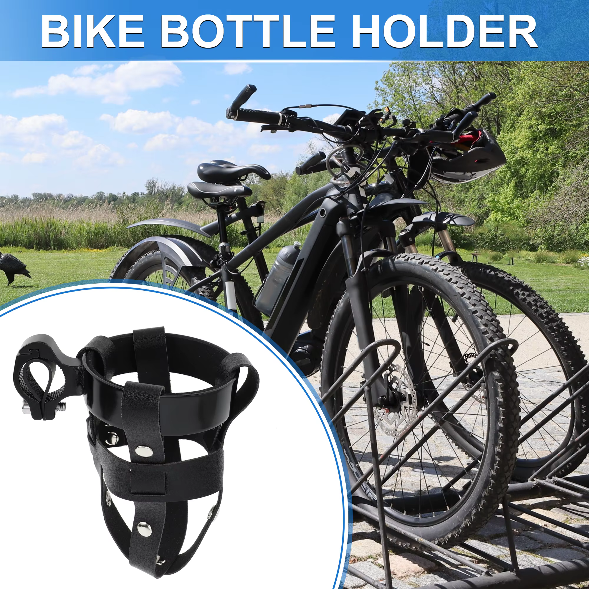 X Autohaux porte-bidon de vélo vélo de route VTT bouteille d'eau en alliage d'aluminium noir