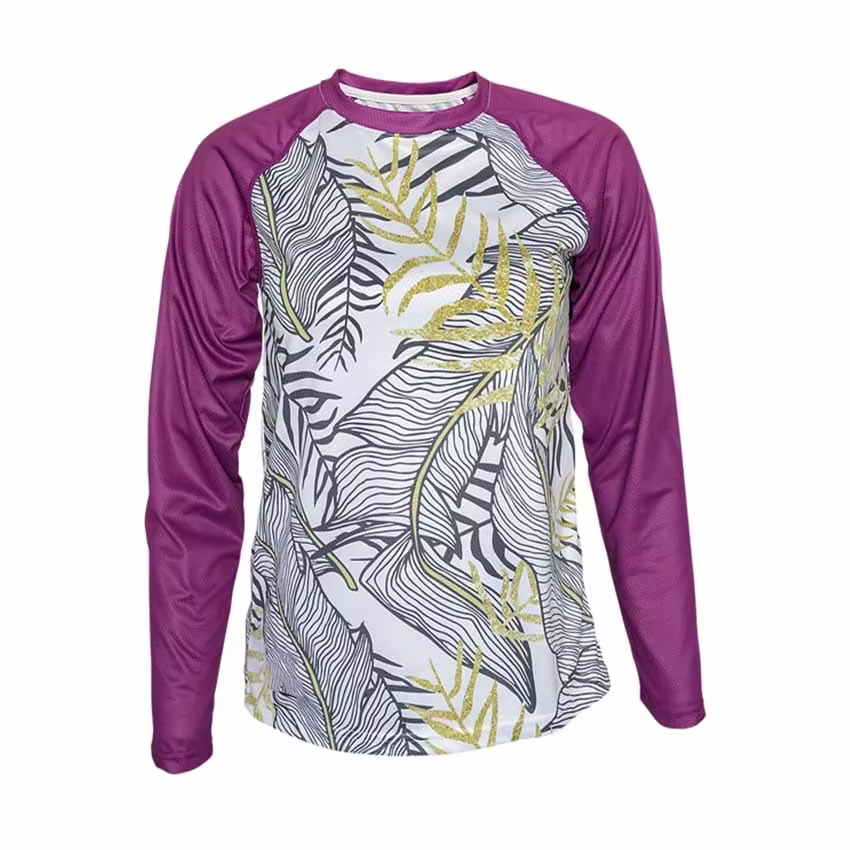 Maillot de vélo été femmes VTT descente DH enduro séchage rapide à manches longues chemise de cyclis