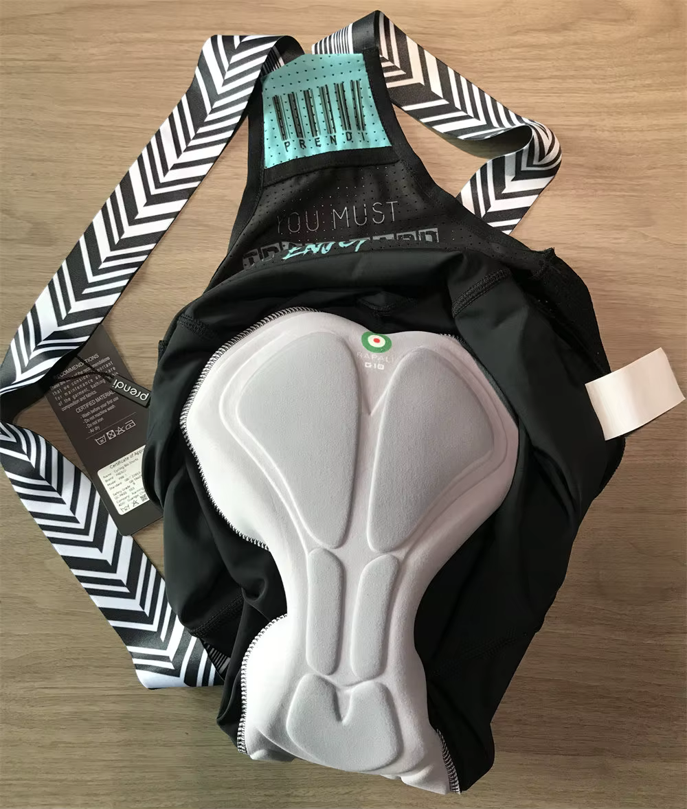PRENDI – cuissard à bretelles pour hommes, coussin de Gel, Cool, serré avec poches, vêtements de Spo