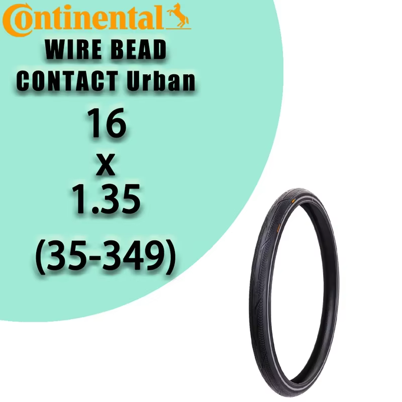 Pneu de vélo de route BMX Urbain, Contact Continental, 16 pouces, 20 pouces, 26 pouces, 27.5 pouces,