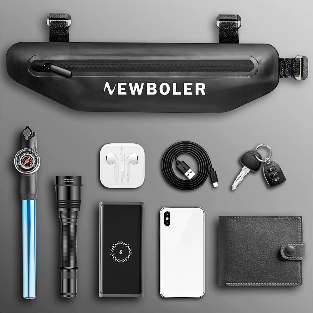 NEWBOLER Sacs De Vélo Vélo Top Tube Avant Cadre Sac Étanche VTT Route Triangle Pannier Dirtresistant