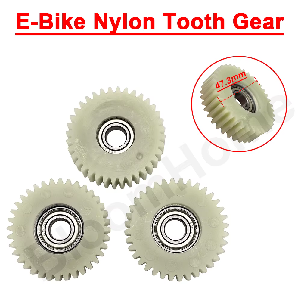 Engrenages planétaires de vélo électrique 47,3x13.5mm 36T, avec roulements 10mm 6900Z, moyeux de rou