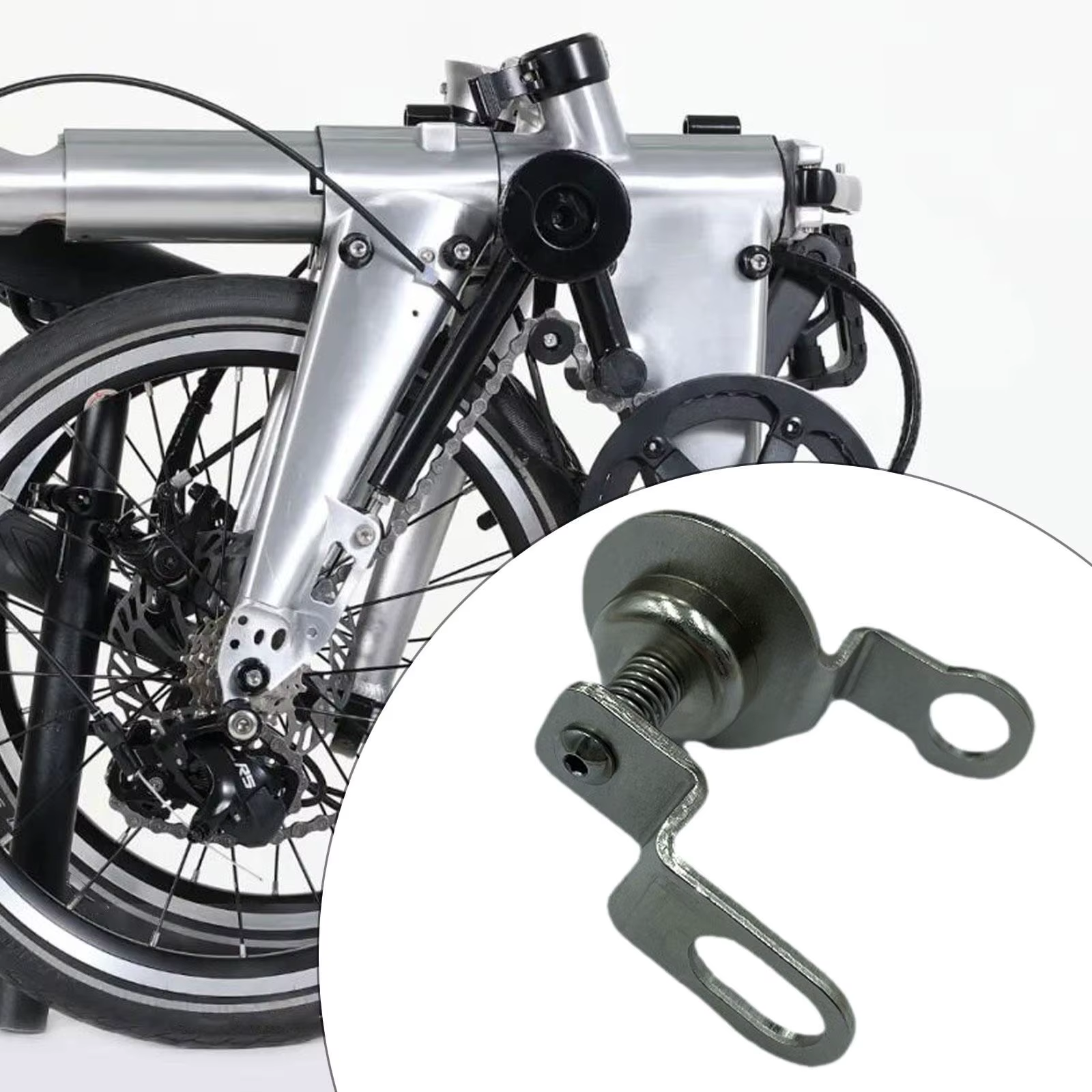 Support de verrouillage à boucle magnétique pour vélo pliant, accessoires de cyclisme, raccords de r