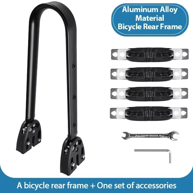 Porte-bagages de vélo en alliage d'aluminium, grande capacité de 10l, sac de voyage étanche pour siè
