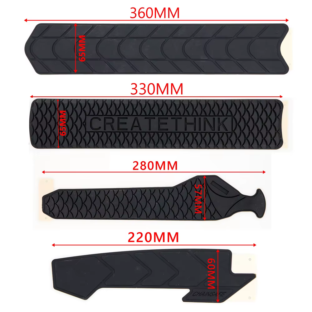 KOCEVLO – autocollant de chaîne de vélo, protecteur anti-rayures, autocollant antidérapant pour vtt/