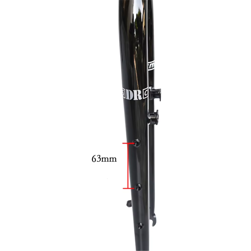 26/27.5ER DARKROCK CM-5 Cr-Mo Steels Fourche Avant 28.6mm DISC et V Frein VTT Rigide Fourche VTT Piè