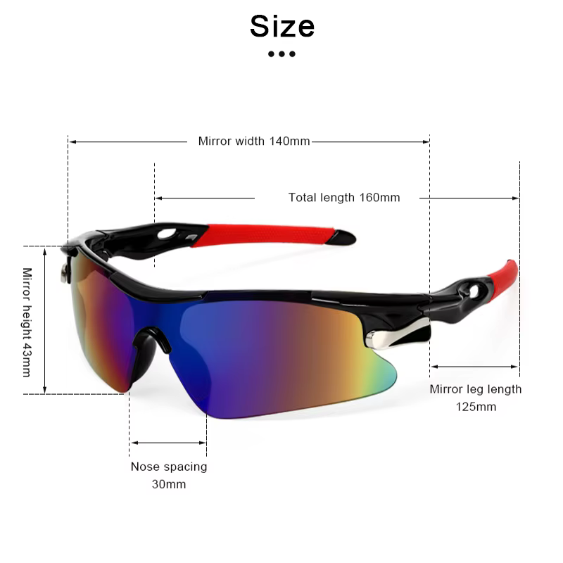 Nouvelles lunettes de cyclisme UV400 multicolore hommes femmes Sport de plein air équitation lunette