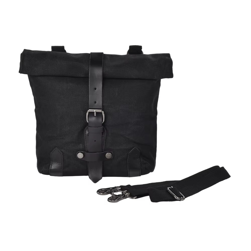 Sac à dos de moto étanche, sacoches Vintage Canva, sac latéral de moto, sac de selle de moto rétro d