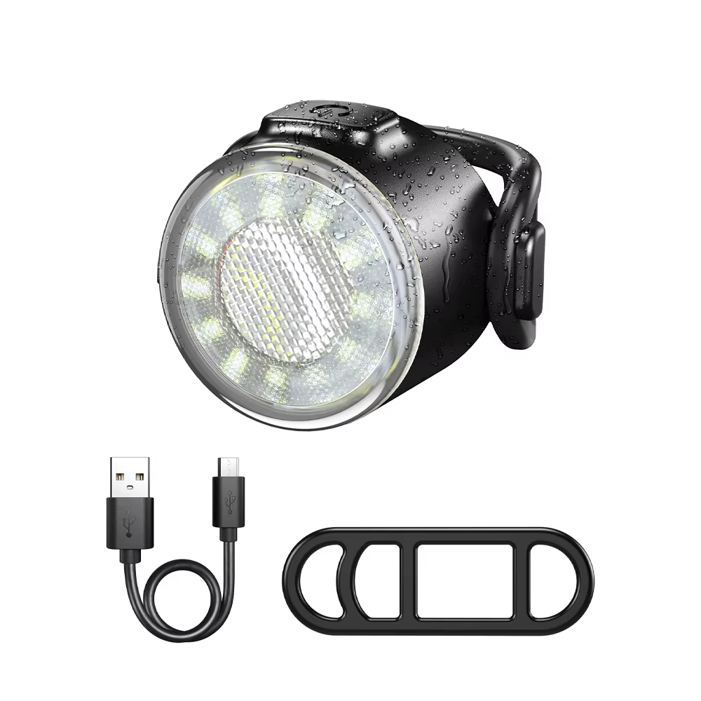 Ensemble de feux avant et arrière de vélo, 6 Modes d'éclairage, phare lumineux, charge USB, feux arr