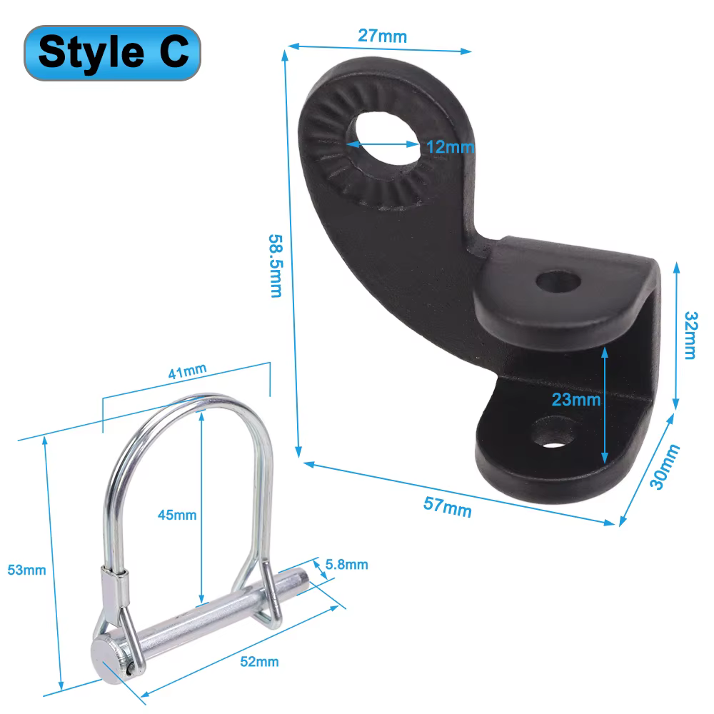 Attelage de remorque de vélo HEPPE pour enfant, attelage de remorque de transport, adaptateur d'atte