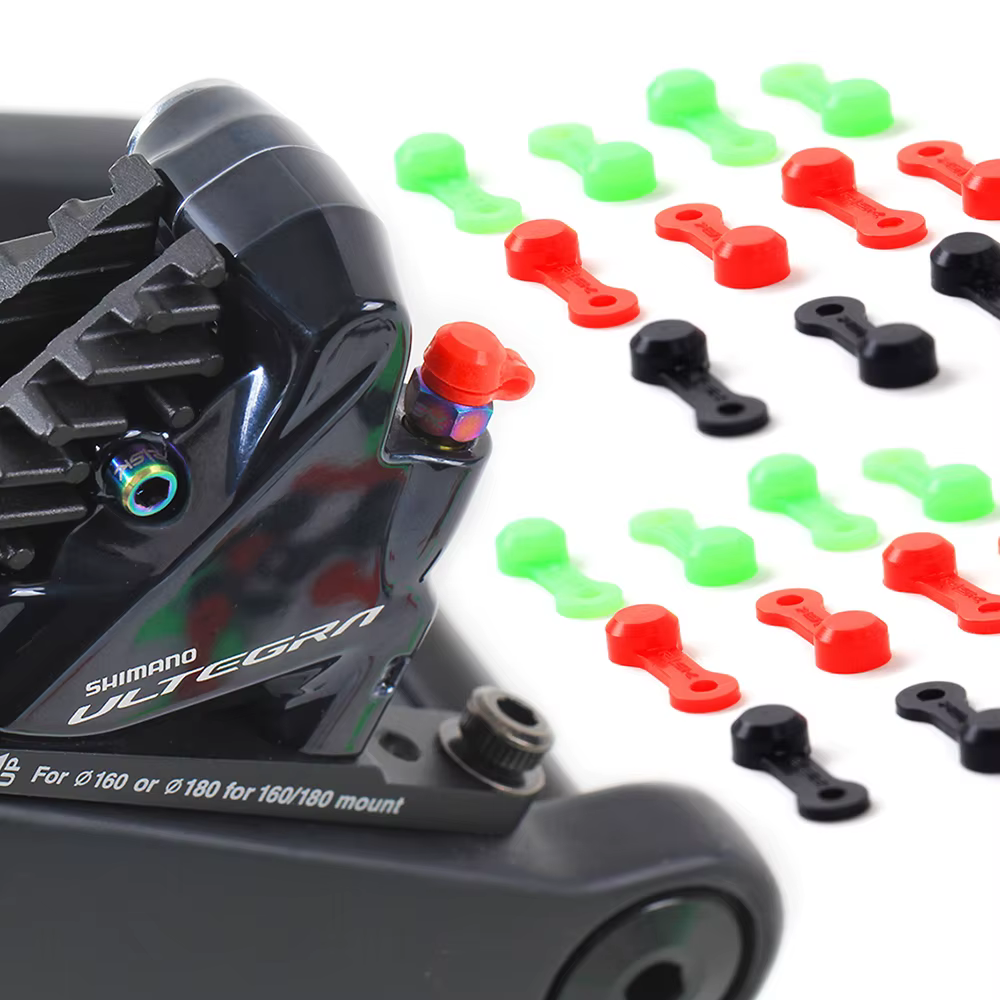 Risque Gel de silice vtt vélo purge mamelon couverture capuchon anti-poussière montagne vélo huile m