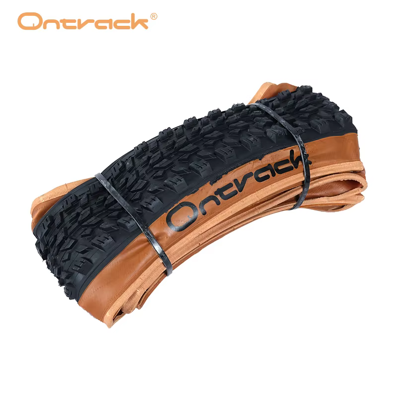ONTRACK-Pneu Pliable MTB 1/26/27/29x2.10, Cutlass 30TPI, Marron, Mural, Peau