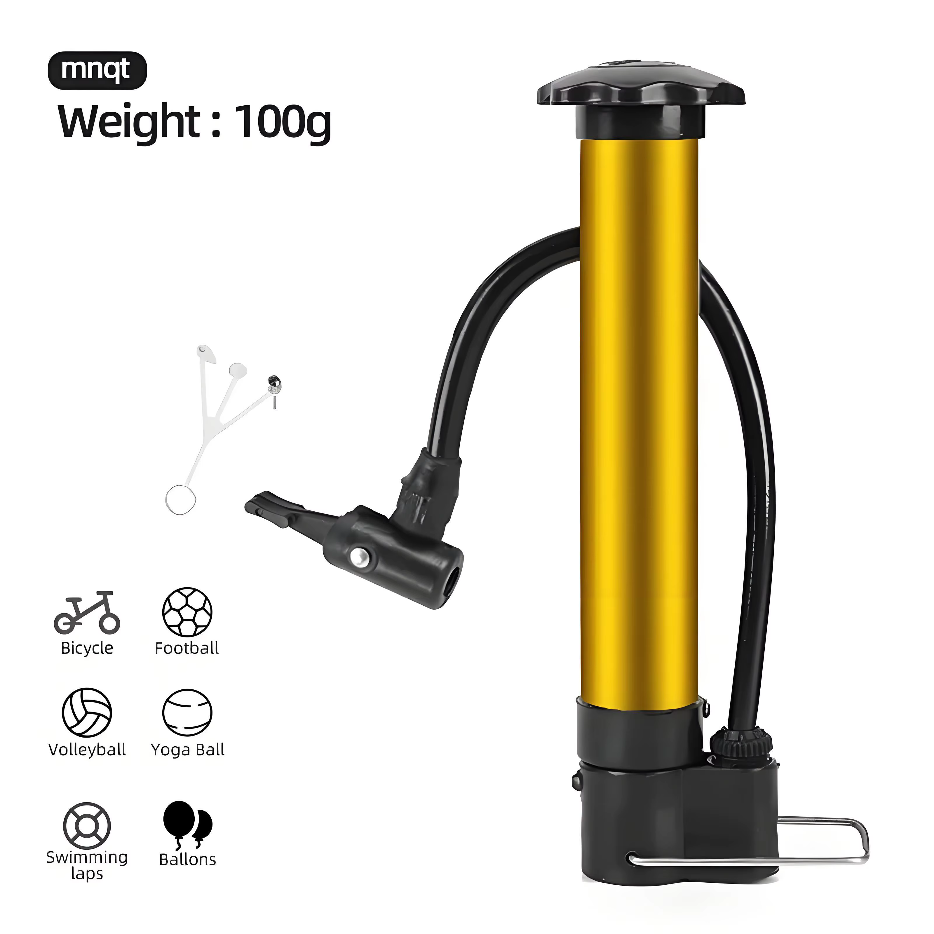 Xunting-Pompe à air manuelle pour vélo VTT 80 PSI, gonfleur de ballon, assujetSchrader, accessoires