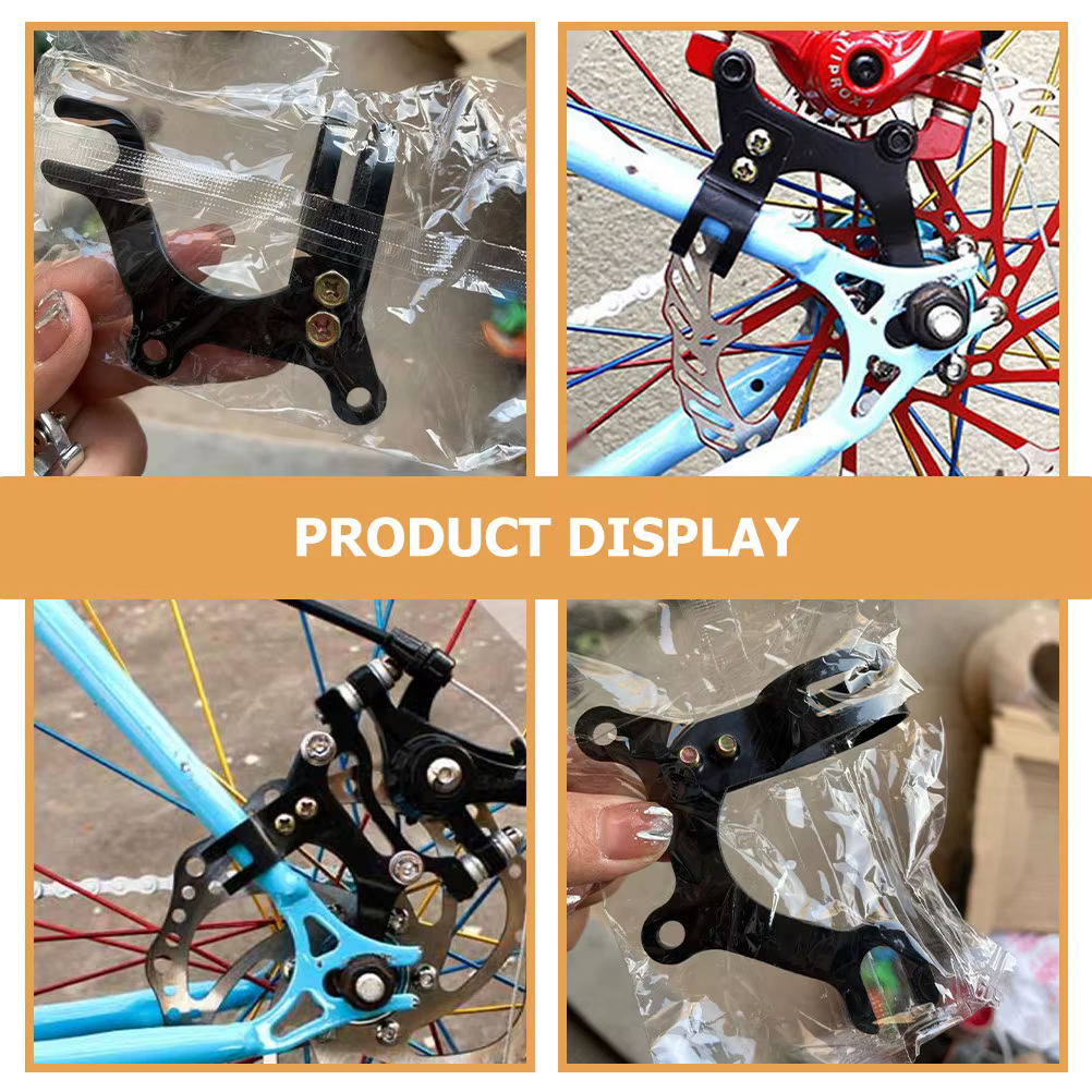 2 adaptateurs de support de frein à disque de vélo réglables pour la conversion de cadre de vélo, pi