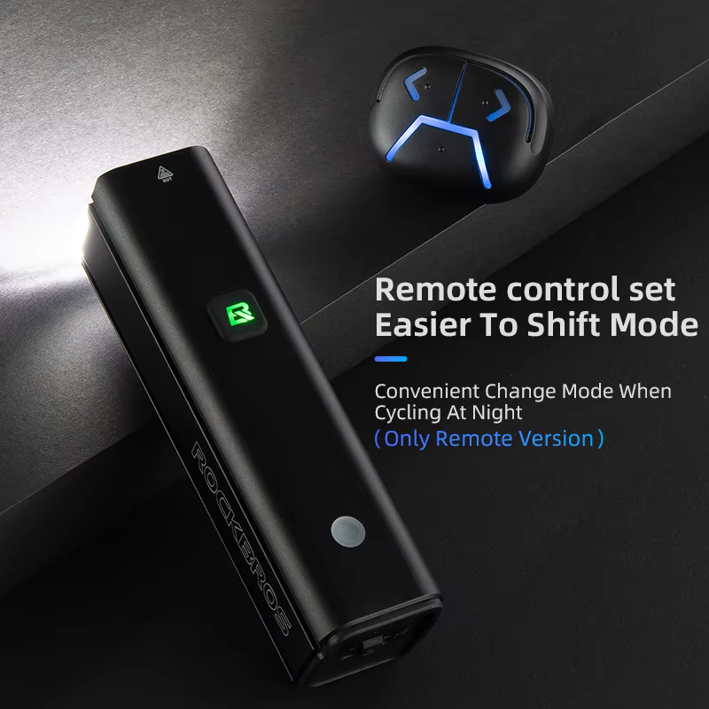 ROCKBROS 1500LM vélo lumière 5500mAH sens intelligent vélo avant lumière en aluminium vtt route lamp