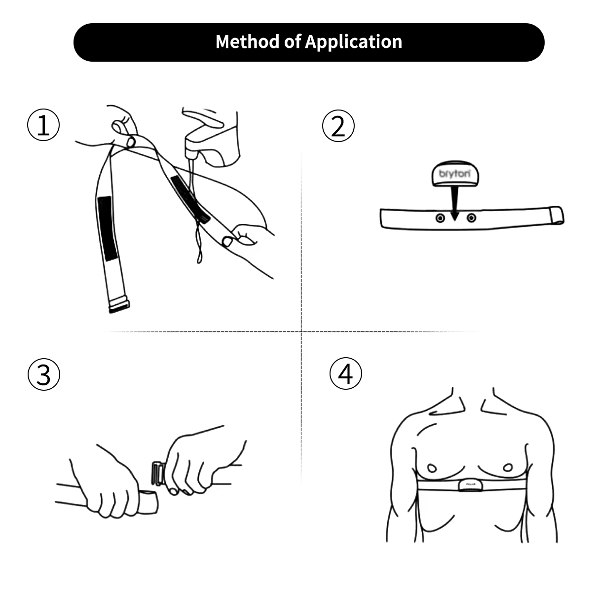 Magene-Sangle de poitrine pour moniteur de fréquence cardiaque, compatible avec Garmin, Bryton, XOSS