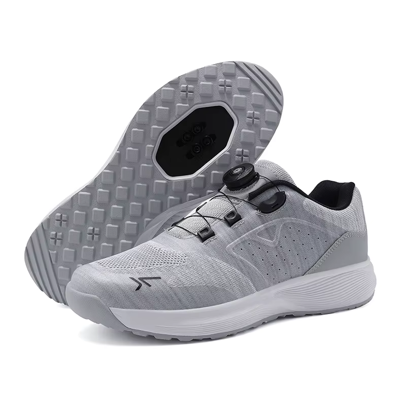 Chaussures de cyclisme pour homme à crampons pour pédale plate, chaussures de vélo VTT, chaussures d