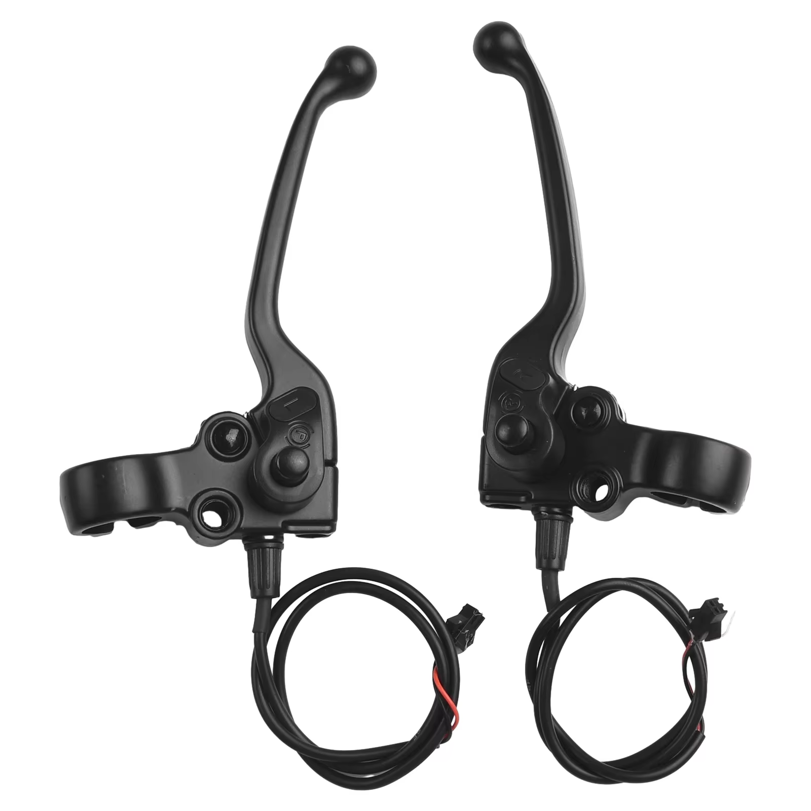1 paire de leviers de frein mécaniques pour vélo électrique, pièce de vélo électrique avec bouton de