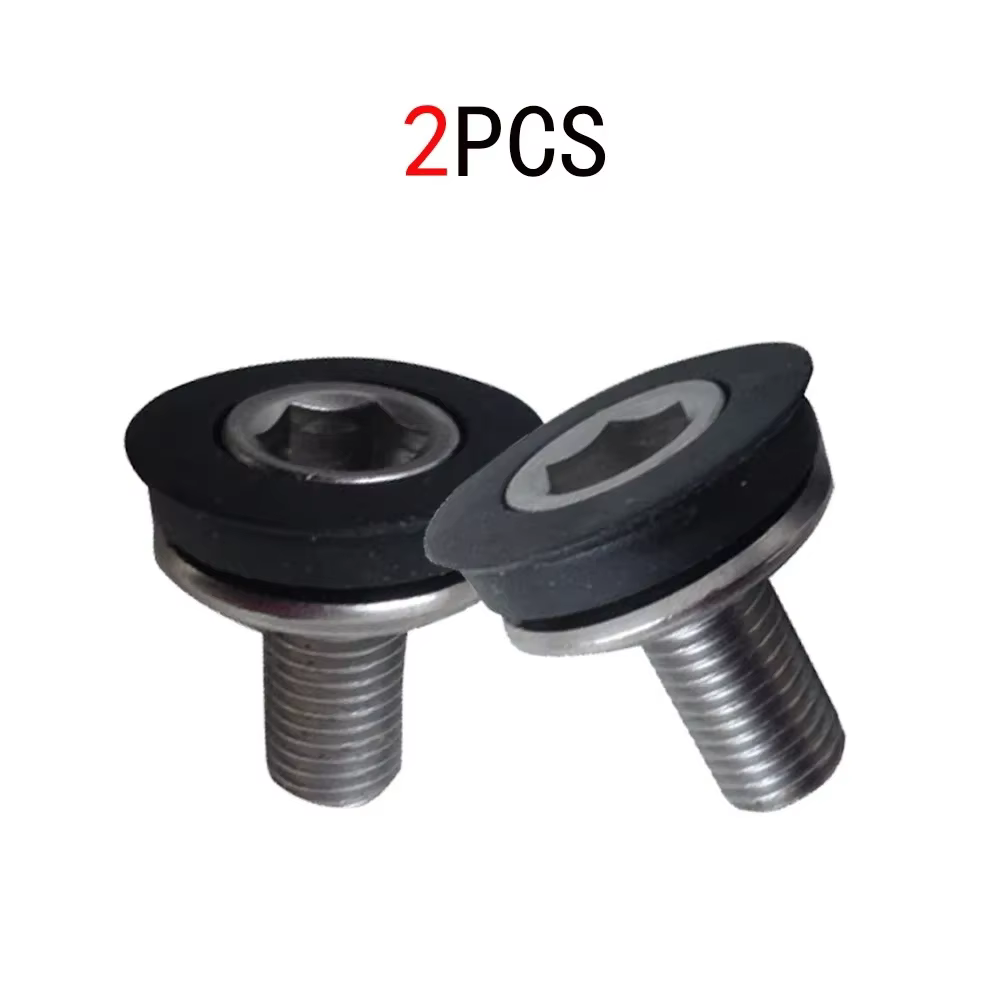 2x Vis de pédalier de vélo, vis de manivelle Alan pour VTT et vélo de route, vis M8, accessoires de 
