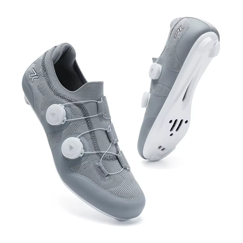 Chaussures de vélo de route pour hommes, baskets de cyclisme rapide, chaussures à crampons pour péda