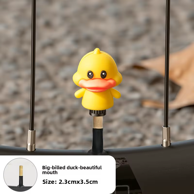 Capuchon de valve de vélo mignon en forme de dessin animé, pour vélo de route, VTT, accessoires de v