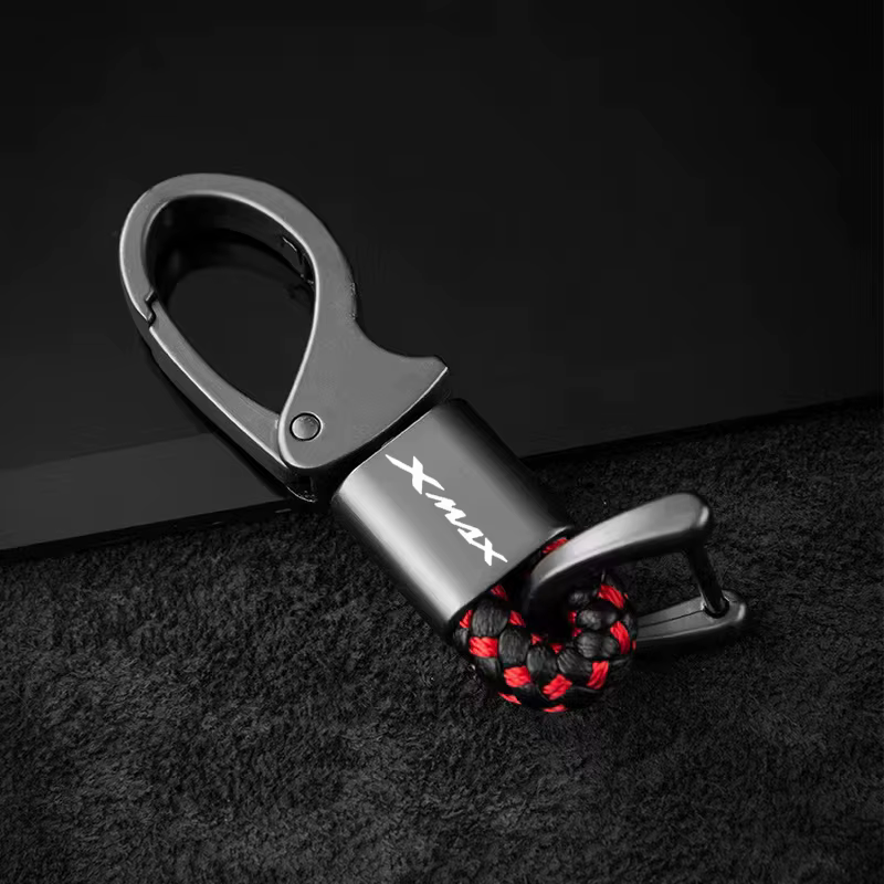 Porte-clés en corde tressée pour moto, LOGO personnalisé, en métal, pour YAMAHA XMAX X-MAX 125 250 3