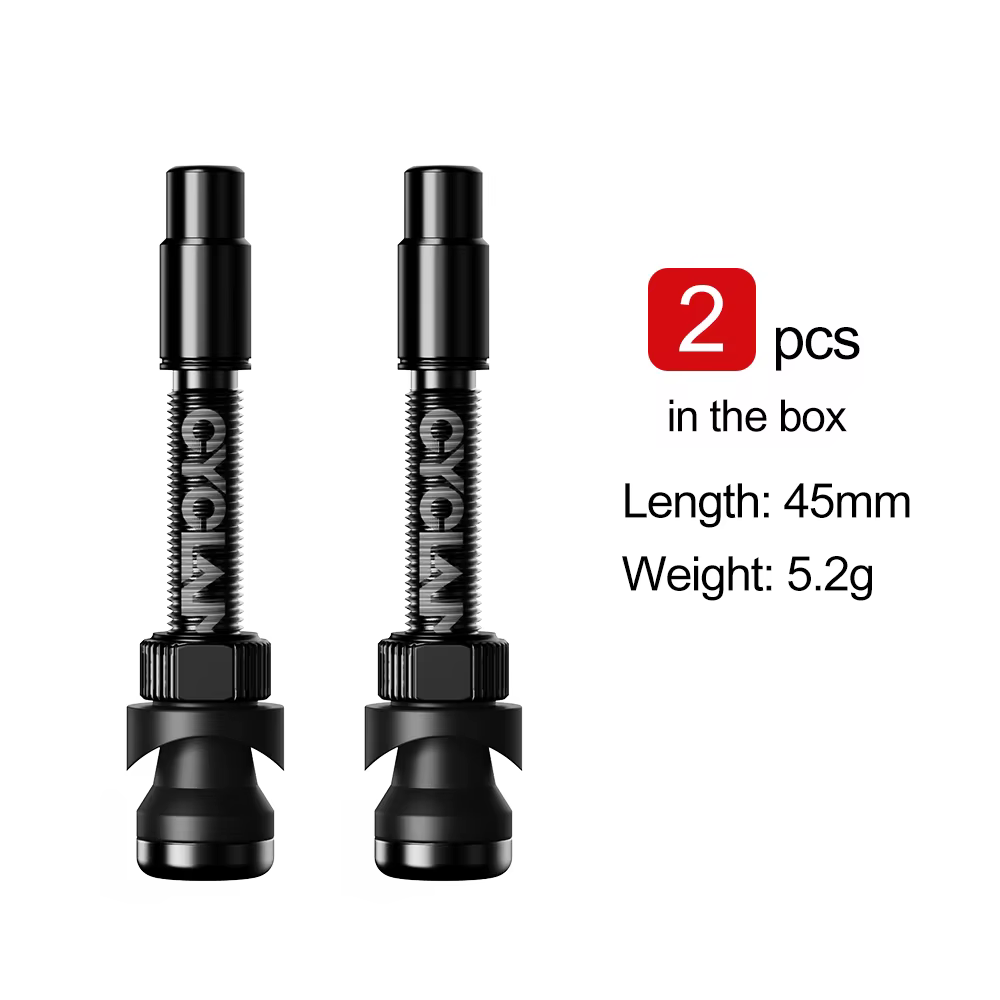 CYCLAMI 45 65 85mm vannes Tubeless vélo en alliage d'aluminium Presta mamelons noyau amovible Valve 