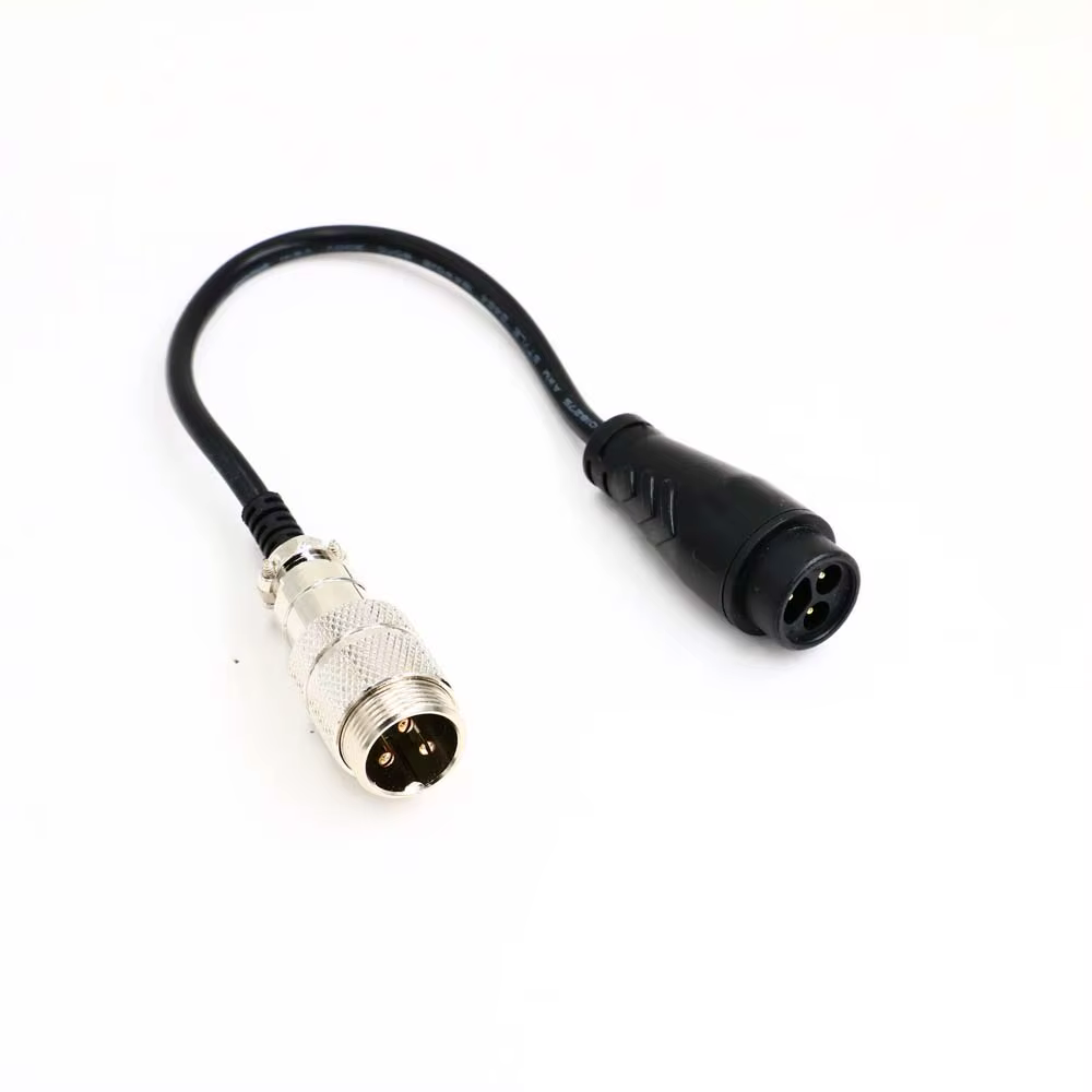 Adaptateur de prise de chargeur pour Scooter électrique Dualtron, pour changer le vieux GX16, 3 broc
