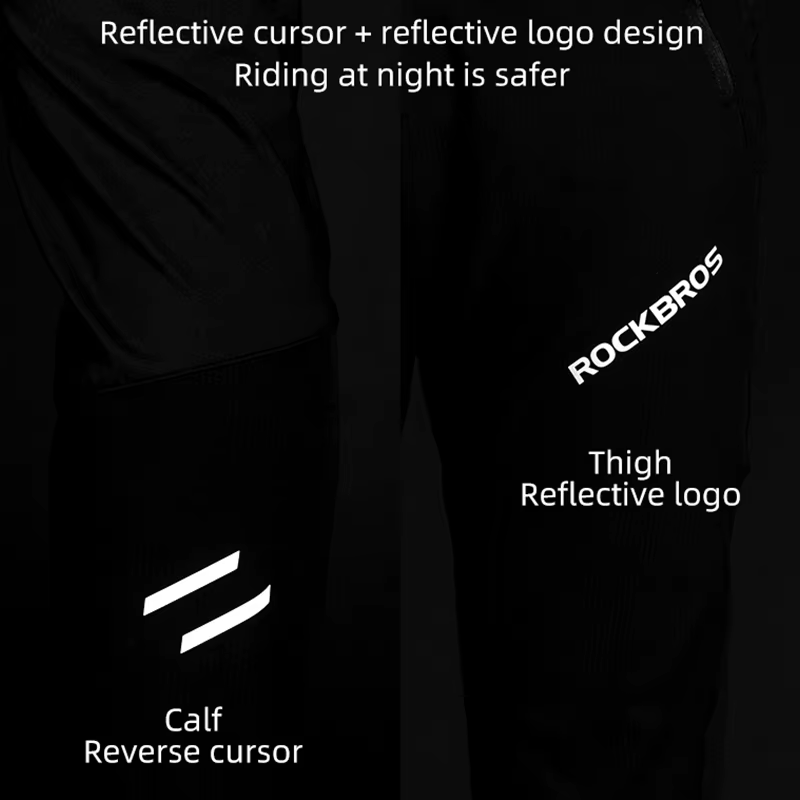 ROCKBROS-Pantalon de cyclisme respirant à séchage rapide, pour vélo de route et VTT, printemps été