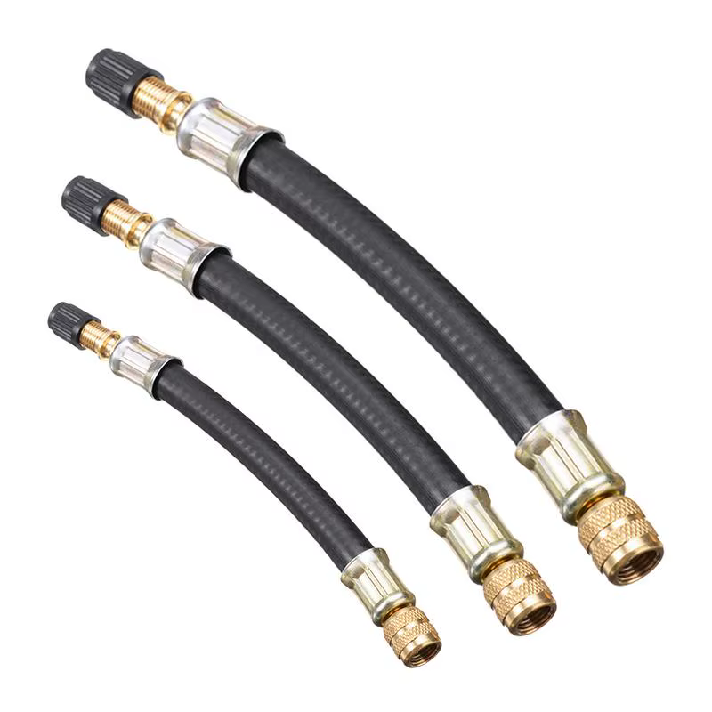 Extension de Valve de pneu en caoutchouc Flexible, 100mm 150mm 210mm, adaptateur de Bus pour camion 