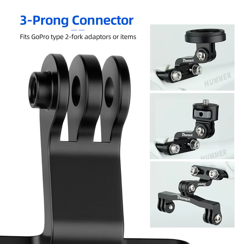 Support de lumière avant de vélo pour tige, adaptateur de lumière de sauna LED, support de caméra, c